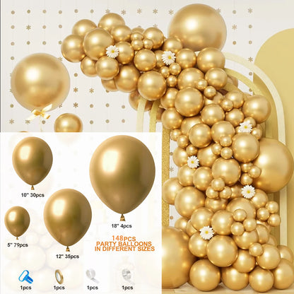 Kit Arche de Ballons Rose Pastel 148 Pièces – Baby Shower, Anniversaire, Mariage