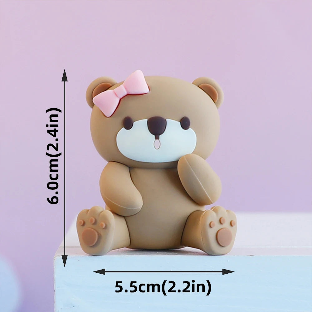 Cake Topper Montgolfière avec Ourson – Décoration Gâteau Baby Shower & Anniversaire
