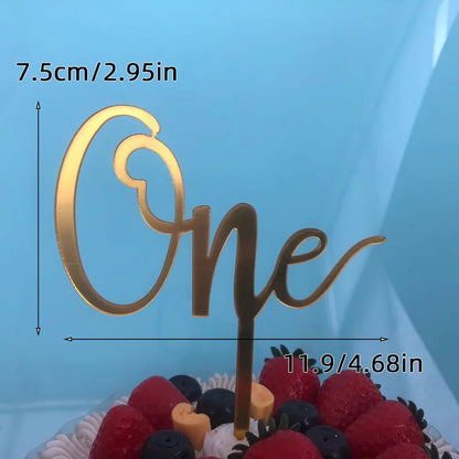 Cake Topper Acrylique Baby Shower – Décoration de Gâteau Naissance, Gender Reveal & Baptême