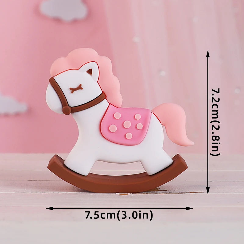 Cake Topper Montgolfière avec Ourson – Décoration Gâteau Baby Shower & Anniversaire